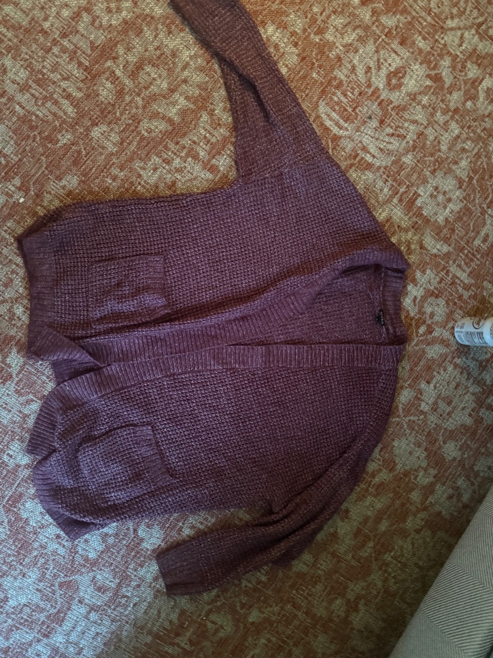 Torrid 3 3x plum colored waffle sweater